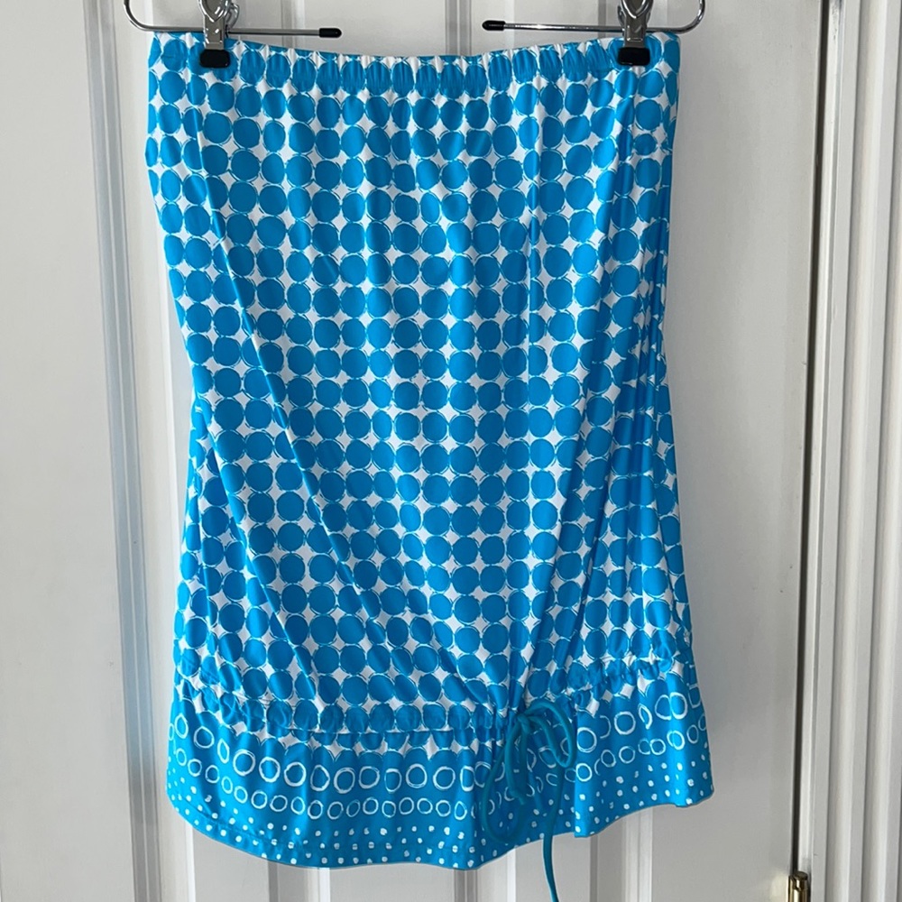 Ladies strapless tankini bathing suit top